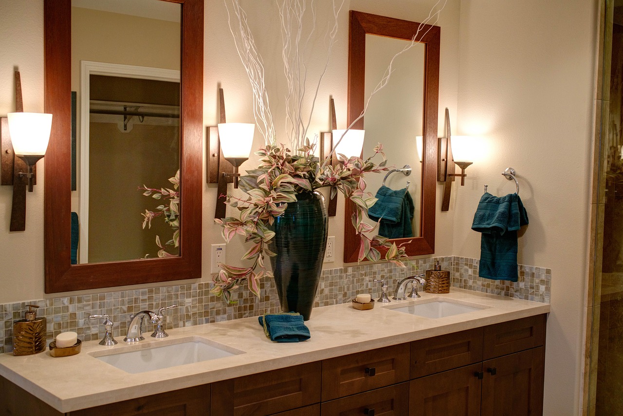 Double sink, home, modern bathroom — Learn About The Best Way To Start Working from home to Earn a complete-Time Earnings
